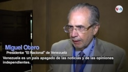 Miguel Otero, presidente de "El Nacional" de Venezuela, habla sobre los problemas de la libertad de prensa en el país