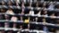 Members of Parliament vote on the copyright rules for the internet at the European Parliament in Strasbourg, France, 26 March 2019.