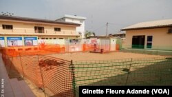 Le site d'isolement et de traitement du coronavirus, à Cotonou, le 10 mars 2020.( VOA/Ginette Fleure Adande)