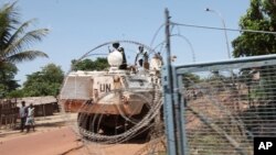 UN troops in Democratic Republic of the Congo, one day after Nzobo Yalobo, a new rebel group in Equateur, attacked the provincial capital of Mbandaka.