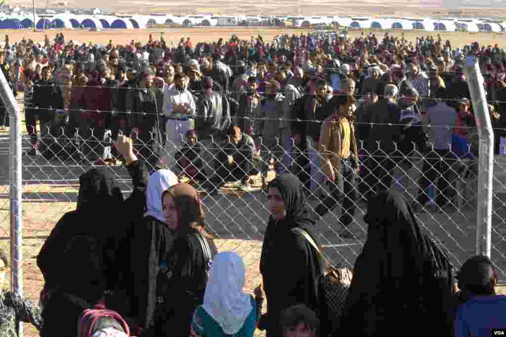 Sansanin ‘Yan Gudun Hijran Khazir A Kurdistan, Arewacin Iraqi. Nuwamba 03, 2016