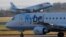 A Flybe plane takes off from Manchester Airport in Manchester, Britain, Jan. 20, 2020. 