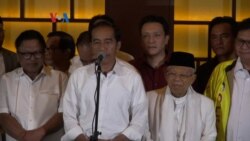 Pidato Jokowi Setelah Hitung Cepat