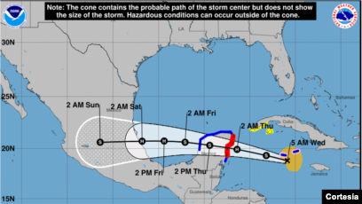 Grace tocará Yucatán con fuerza de huracán