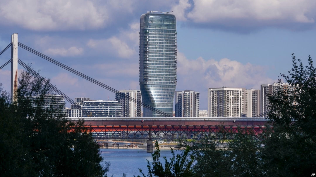 Ilustracija - kula Beograd kao simbol projekta "Beograd na vodi" (AP Photo/Darko Vojinovic)