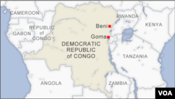 Beni and Goma, DRC