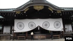 东京靖国神社资料照(美国之音王南拍摄) 