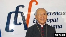 Monseñor Diego Padrón, presidente de la Conferencia Episcopal de Venezuela