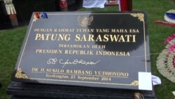 Peresmian Patung Dewi Saraswati di Washington DC