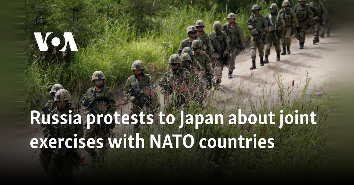 Russia protests to Japan about joint exercises with NATO countries