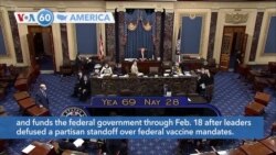 VOA60 America - U.S. Senate Passes Stopgap Funding Bill, Avoiding Shutdown