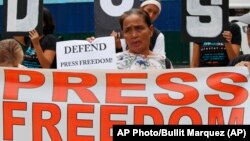 Filipinler'de basın özgürlüğü eylemi