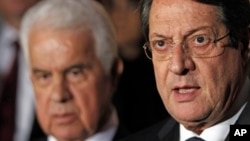 Derviş Eroğlu ve Nikos Anastasiadis