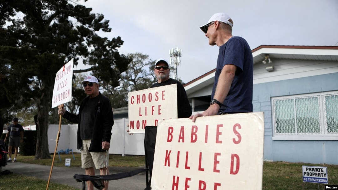 Aktivisti protiv abortusa na Floridi (Foto: REUTERS/Octavio Jones/Arhiva)