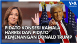 Pidato Konsesi Kamala Harris dan Pidato Kemenangan Donald Trump