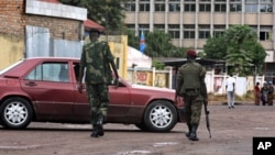 Des militaires de l'armée congolaise à Kinshasa