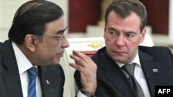 Дмитрий Медведев и Асиф Али Зардари