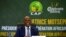 FILE - CAF President Patrice Motsepe smiles during a news conference in Johannesburg, South Africa, March 16, 2021. 