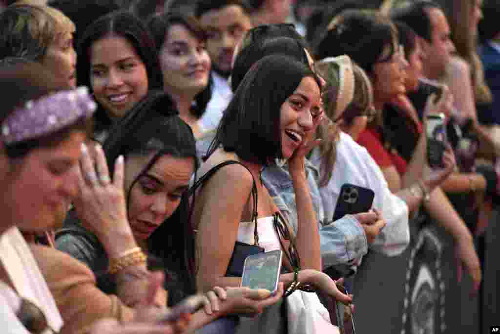 Invitados a la proyección se mostraban emocionados al presenciar la primera película latina en ser presentada en la Casa Blanca.