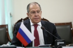 Russia's Foreign Minister Sergey Lavrov, April 7, 2021.