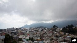 Esta foto del 20 de enero de 2017 muestra el centro de Sololá, Guatemala, un pueblo habitado principalmente por indígenas Kaqchikeles.