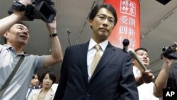 參加會談的日本外務省東北亞課長小野啟一