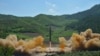 북한 동해상으로 ICBM 전격 발사...미 국방부 “1천km 비행”