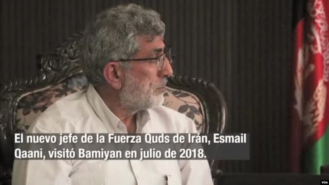 Las fotos del nuevo jefe de la Fuerza Qud de Irán, Esmail Qaani, han abierto sospechas de que en 2018 visitó Iraq bajo una identidad falsa. Foto VOA.
