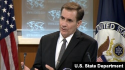 Juru bicara Departemen Luar Negeri Amerika John Kirby (foto: dok).