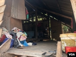 Pha Chorvoin’s house is located in Siem Reap City’s Chreav commune. She has not been granted an Equity Card. March 15, 2019. (Sun Narin/VOA Khmer)