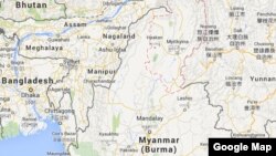 ແຜນທີ່ ປະເທດມຽນມາ