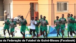 Treino da selecção da Guiné-Bissau, Camarões, 8 de Janeiro de 2021