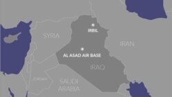 8일 이란의 미사일 공격을 받은 이라크 알아사드 기지와 아르빌 기지.