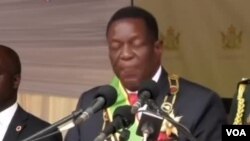 UMongamele Emmerson Mnangagwa.