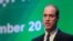 FILE - Britain's Prince William speaks at the Conference on illegal wildlife trade in Hanoi, Vietnam, Nov.17, 2016.