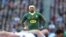 FILE - South Africa's Elton Jantjies watches on players go down in a scrum during the rugby union international match between Scotland and South Africa at the Murrayfield stadium in Edinburgh, Scotland, November 13, 2021.