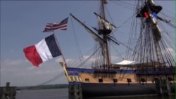 Bản sao chiến hạm Tự do thế kỷ 18 du hành quanh hải cảng Mỹ