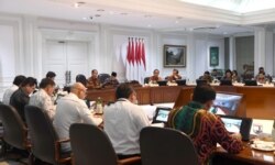Rapat Terbatas "Peningkatan Peringkat Pariwisata Indonesia" di Kantor Presiden, Jakarta, Senin (17/2) (Foto: Biro Setpres RI)
