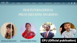 မြန်မာနဲ့ နိုင်ငံတကာ သတင်းသမား ၃ ဦး CPJ သတင်းလွတ်လပ်ခွင့်ဆုရရှိ 