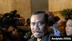 Jaksa Agung HM Prasetyo di Kejaksaan Agung, Jalarta (24/2) menegaskan meski ada protes dari negara luar, pelaksanaan hukuman mati terpidana narkoba akan terus dilaksanakan (Foto: dok)