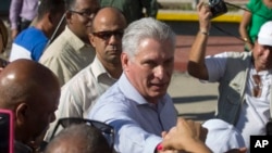 Chủ tịch Cuba Miguel Diaz-Canel.