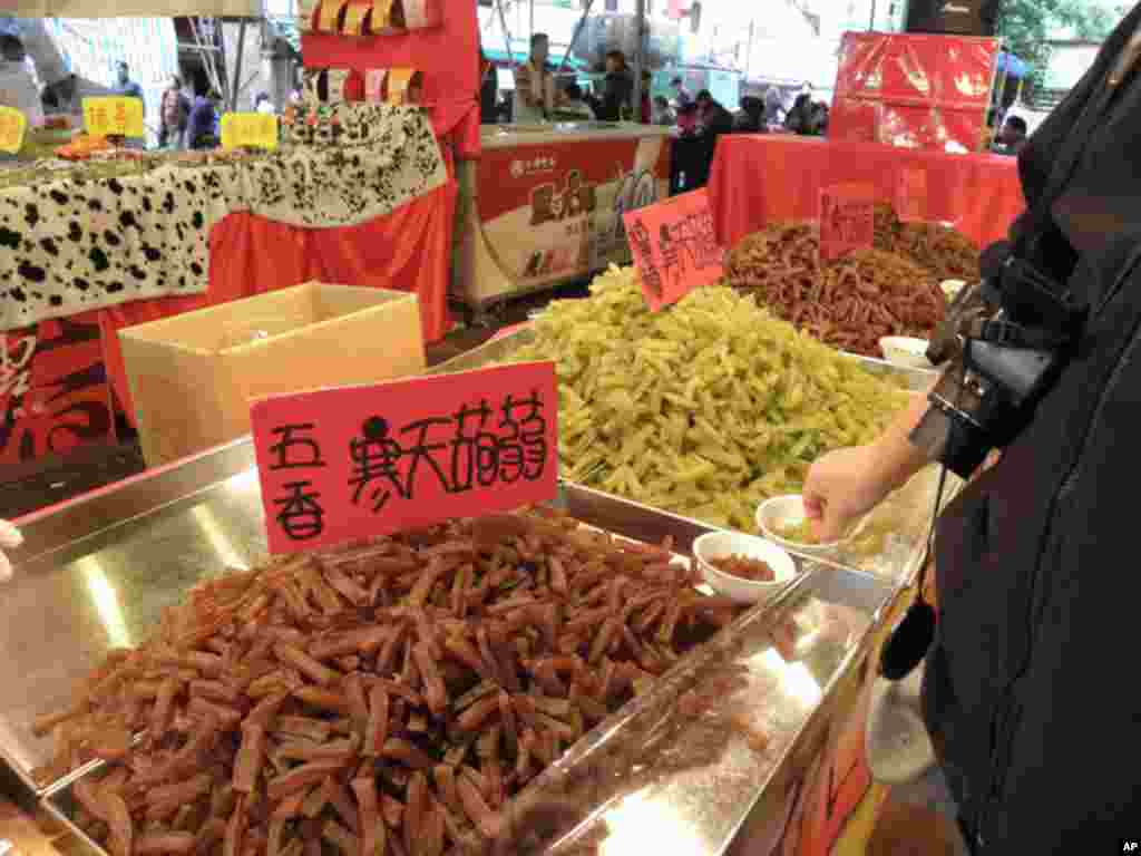素食食材蒟蒻被做成零食