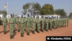 Cameroon troops at the U.N. MINUSCA base in Bossangoa, Central African Republic, Dec. 27, 2018. Cameroon has announced new troop deployments to keep fighting in C.A.R. from spilling across the border.