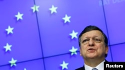 FILE - European Commission President Jose Manuel Barroso.