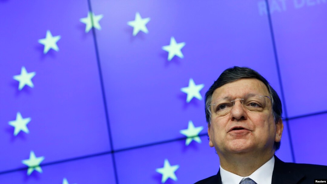 FILE - European Commission President Jose Manuel Barroso.
