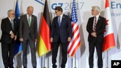 Konferensi energi kelompok negara anggota G-7 di Roma, Italia, Senin (10/4). 