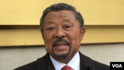 Jean Ping at the Voice of America in Washington DC, November 15, 2016.