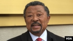 Jean Ping, chef de l'opposition gabonaise, lors d'une visite à Washington DC, 15 novembre 2016.