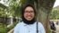 Fatiha Khoirotunnisa Elfahmi menjadi perempuan pertama yang terpilih sebagai presiden Badan Eksekutif Mahasiswa (BEM) Universitas Pendidikan Indonesia (UPI). (VOA/Rio Tuasikal)