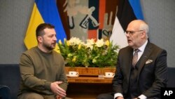 Президент України Володимир Зеленський та президент Есторнії Алар Каріс